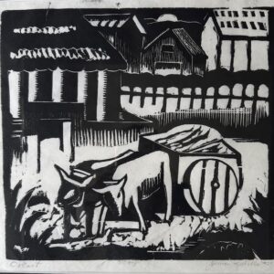 Ox Cart by James L. Wells